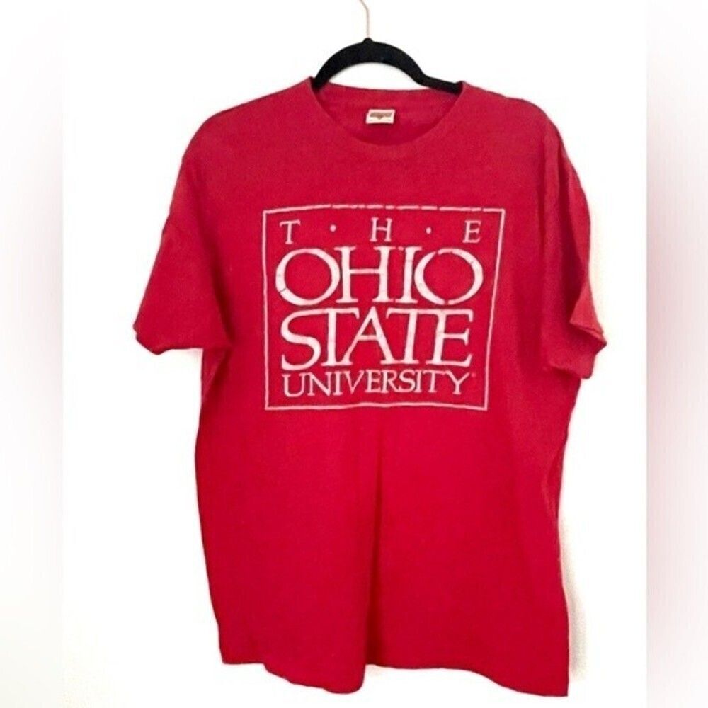 Homage shirt mens red Ohio State short sleeve shirt size xxl